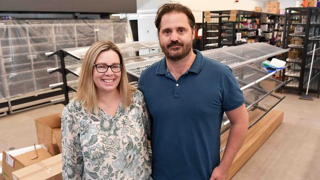 Todd O'Reilly and his wife, Rachael, are opening their fourth IGA Local Grocer. Picture: Patrick Woods.