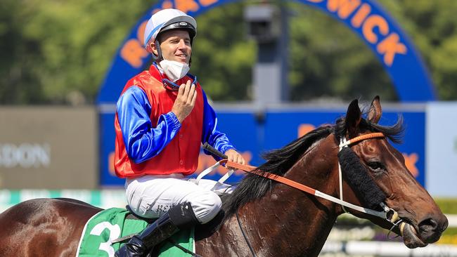 Tommy Berry (pictured) will partner Stolen Jade at Warwick Farm on Wednesday. Picture: Getty Images