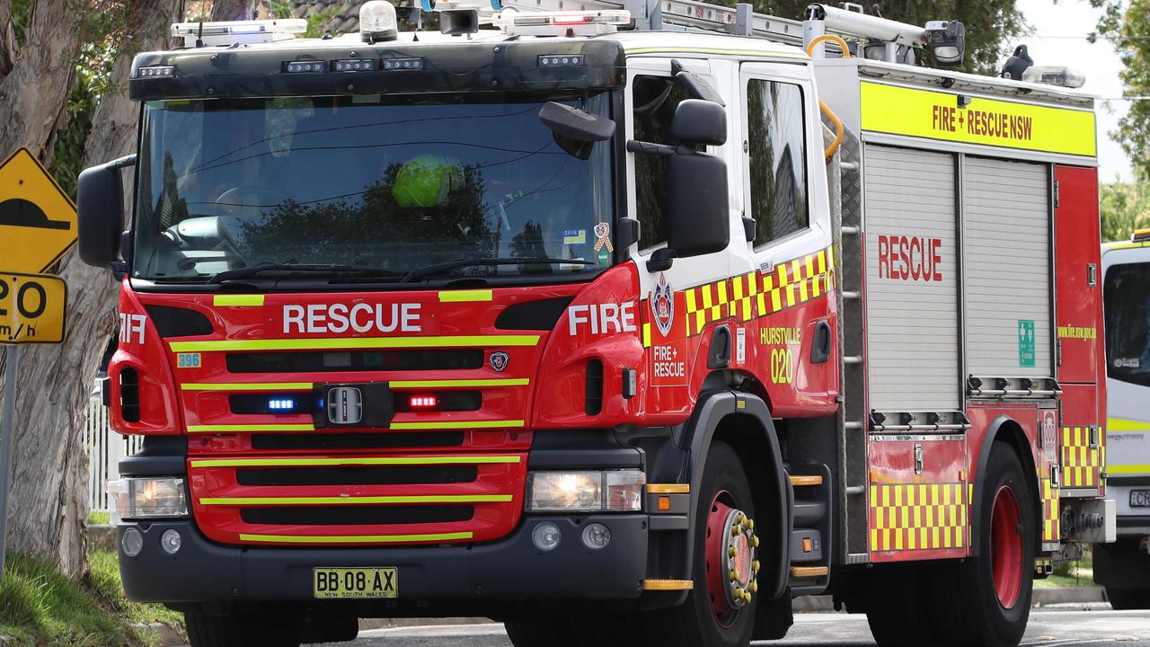 A house has been engulfed in flames after an e-scooter explosion in Bundamba. Picture: NCA NewsWire/David Swift