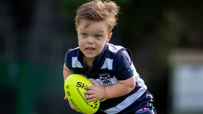 Oscar Rose five years after his stay in the RCH. Picture: Jay Town