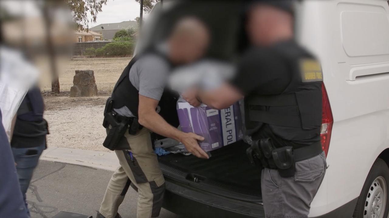 Australian Border Force conduct nationwide raids in relation to money laundering. Picture: Supplied, ABF