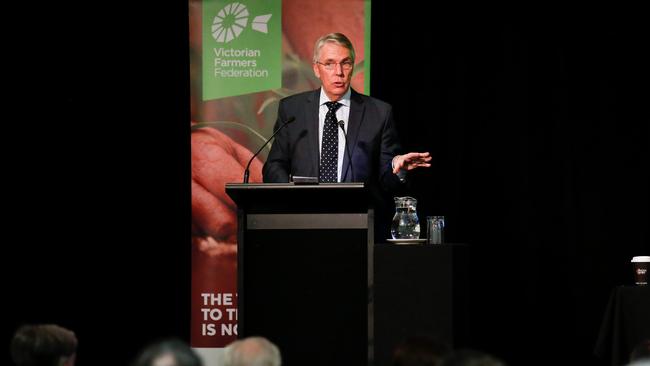 Election promise: Mr Walsh said the Coalition would establish an independent inquiry into farm rates if elected in November.