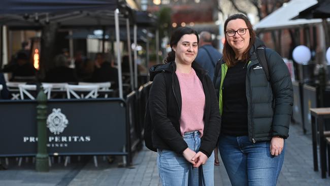 Demi Starick and Grace Dickson think hopeful househunters are getting a rough deal. Picture: Keryn Stevens