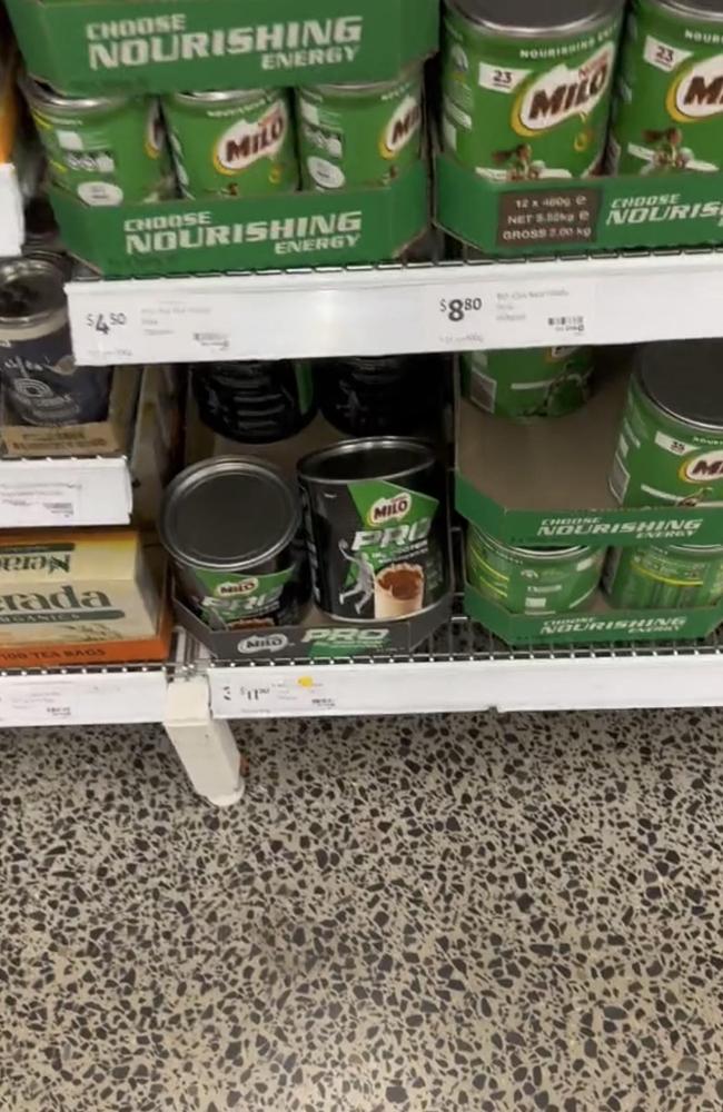 Shoppers have spotted a new version of a cult Aussie product on supermarket shelves. Picture: TikTok/@nectoriouspapi1