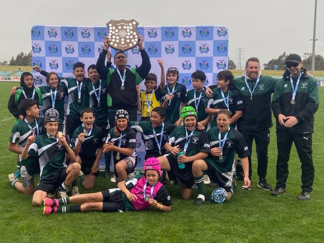 Sydney South West finished first at the NSW PSSA Rugby League Championships in Wagga. Picture: Contributed