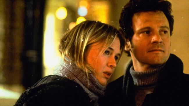 Renée Zellweger and Colin Firth in Bridget Jones's Diary. Picture: Showtime