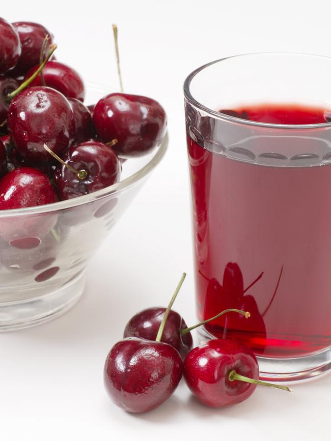 Cherry juiced helped to boost circulating levels of melatonin.