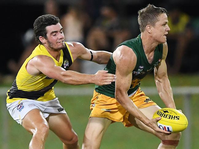 New St Mary’s vice-captain Kieren Parnell. Picture: Felicity Elliott/AFLNT Media