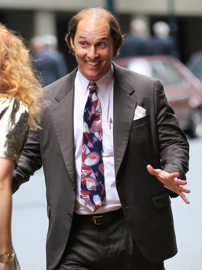 Matthew McConaughey’s fuller figure in ‘Gold’. Picture: Splash News