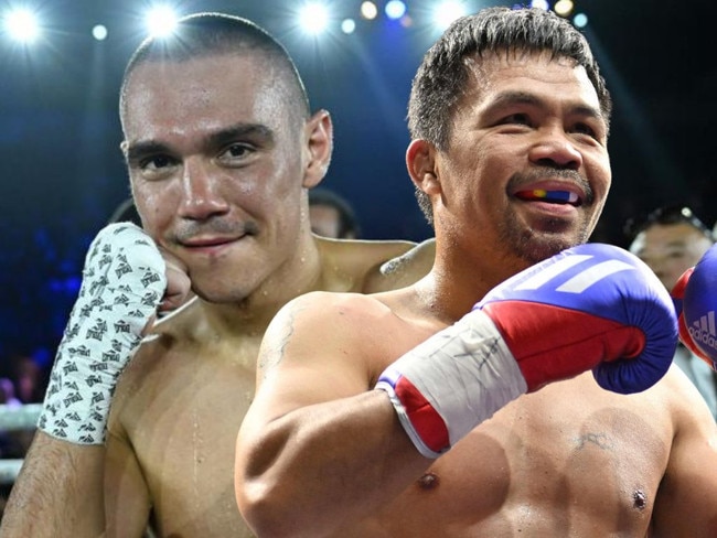 Tim Tszyu reveals truth about Manny Pacquiao training as Las Vegas blockbuster return is confirmed. Picture: Supplied