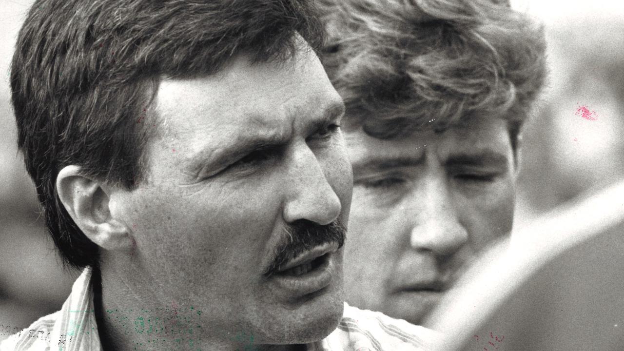 Mick Malthouse coaching West Coast in 1989.