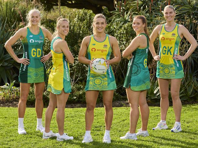 The Diamonds - such as Jo Weston, Paige Hadley, Liz Watson, Steph Wood and Courtney Bruce - were at the heart of a netball pay war which is finally over. Picture: Graham Denholm/Getty Images for Netball Australia