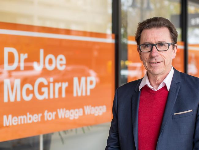 Dr Joe McGirr, MP for Wagga Wagga