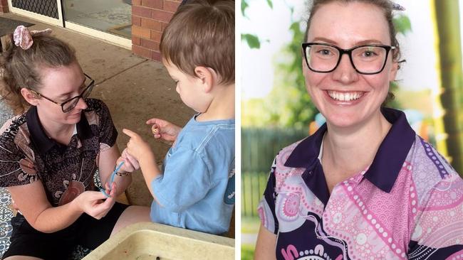 Lydia Jensen from Haly Street Early Learning in Kingaroy was voted the winner of the 2025 favourite childcare educator poll. Photo credit: Haly Street Early Learning