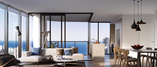 An artist impression of Dorsett Hotel and Star Residences on the Gold Coast.