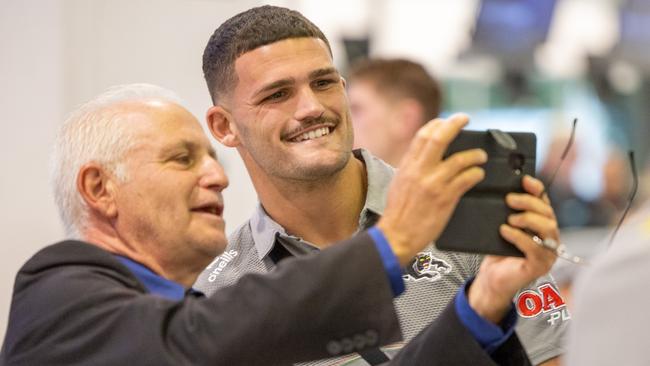 Nathan Cleary and the Panthers are the main attraction in Vegas. Picture: Thomas Lisson