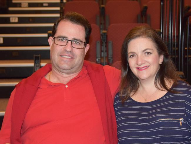 Glen and Adena Davidson from Brisbane at the Saturday Jazz Lounge at Warwick Town Hall for Jumpers and Jazz in July.