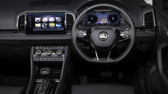 Skoda’s Karoq Style has a tech-savvy interior.