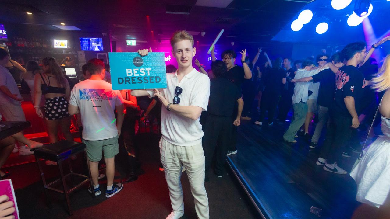 Xavier McMullen at Cocktails Nightclub. Picture: Lucas Linck Photography