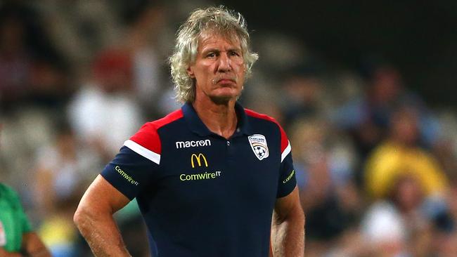 Adelaide United has mutually agreed to part ways with coach Gertjan Verbeek less than a year into his two-season deal. Picture: Matt Blyth/Getty Images