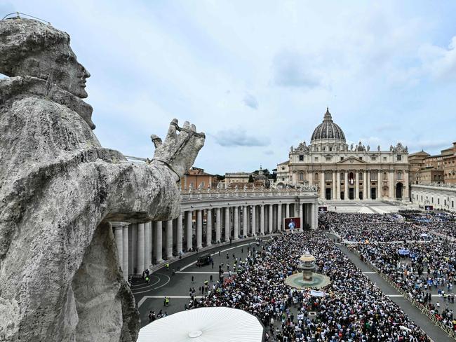 A general view of the square. Picture: AFP