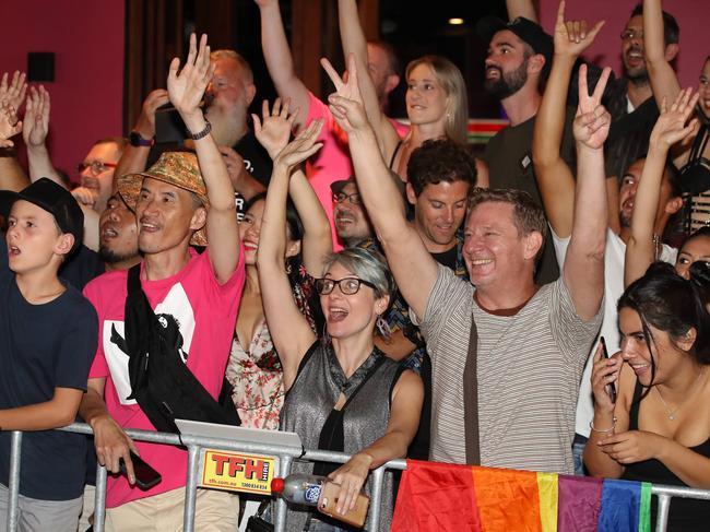 The Sydney Gay and Lesbian Mardi Gras parade will be broadcast live with viewing parties being held across the state. Picture: David Swift.