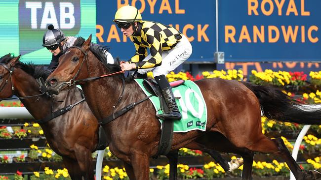 Clear Thinking remained unbeaten with an impressive performance at Randwick. Picture: Getty Images
