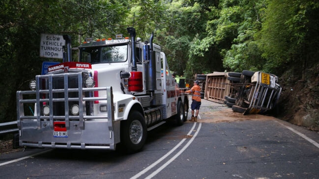 Kuranda Range truck crash