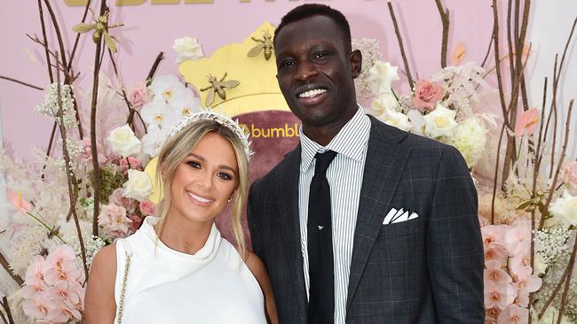 Emily McKay and Majak Daw. Picture: Nicki Connolly