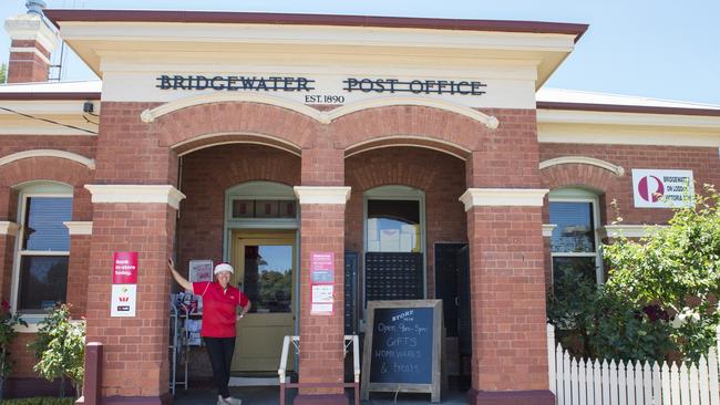 Staying local: Shannon Brown from the Bridgewater Post Office. A group of locals and businesses joined together to keep the service in town. Pictures: Zoe Phillips