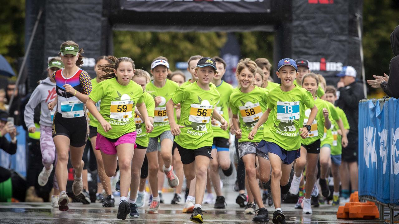 IRONKIDS race at Hobart. Picture: Chris Kidd