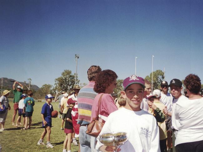 Johnathan Thurston was a rising star at a young age. Picture: Supplied