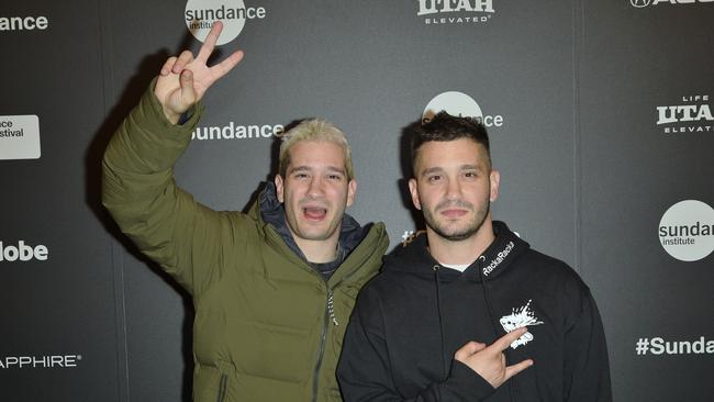 Danny Philippou and Michael Philippou attend the 2023 Sundance Film Festival. Picture: Jerod Harris/Getty Images)