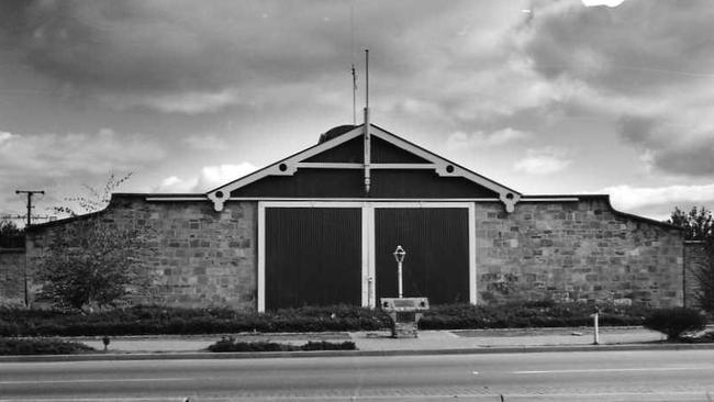 Front of the 130-year-old, heritage-listed Tram Barn. Picture: Campbell Brodie