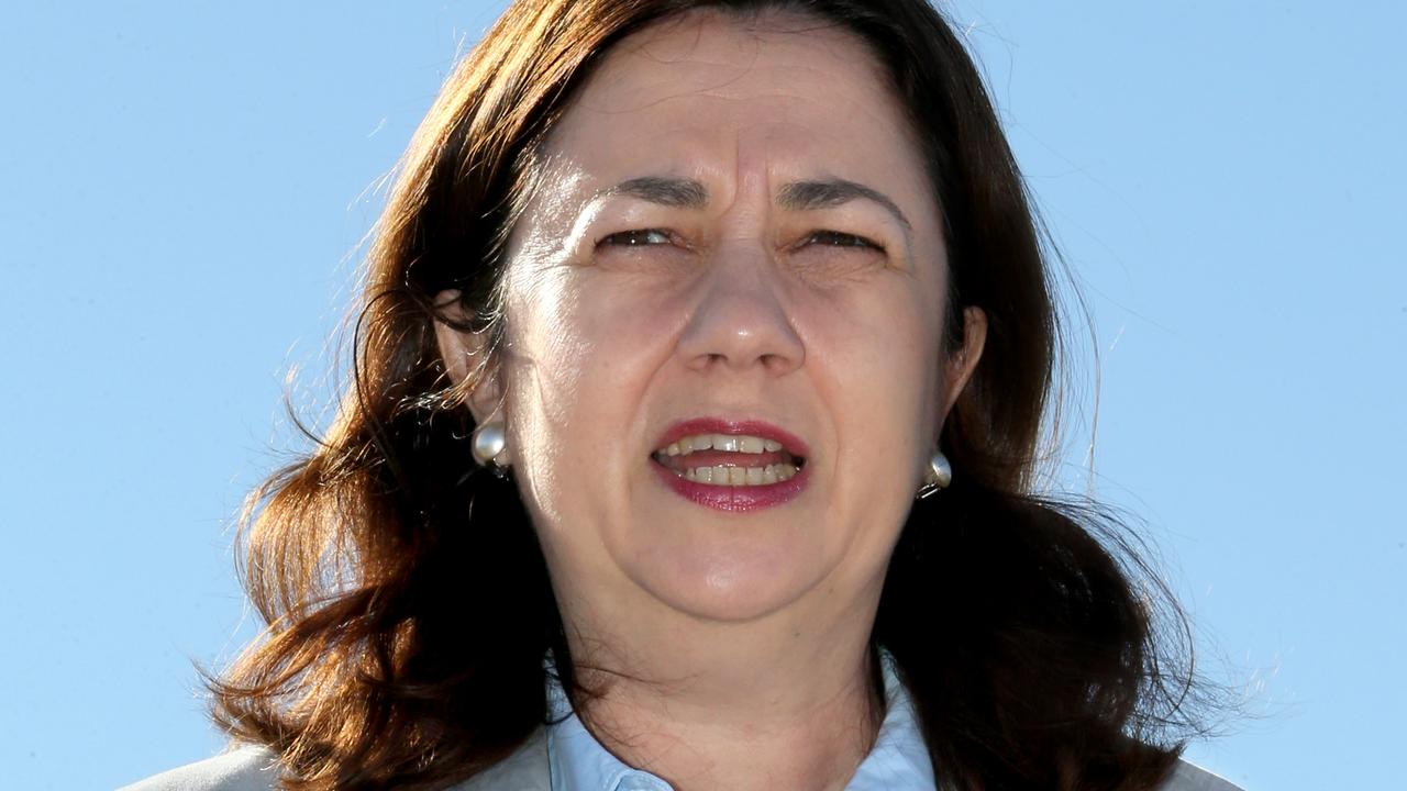 Annastacia Palaszczuk has announced when Queensland’s state borders will reopen. Picture: Steve Pohlner