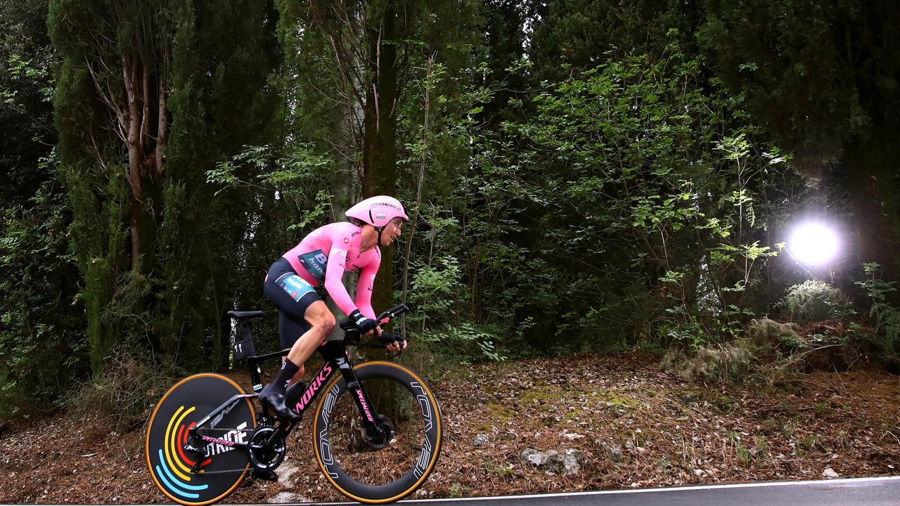 Hindley did enough in the time trial. Picture: Michael Steele/Getty Images