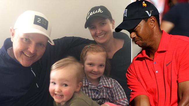 web Tiger woods family graphic