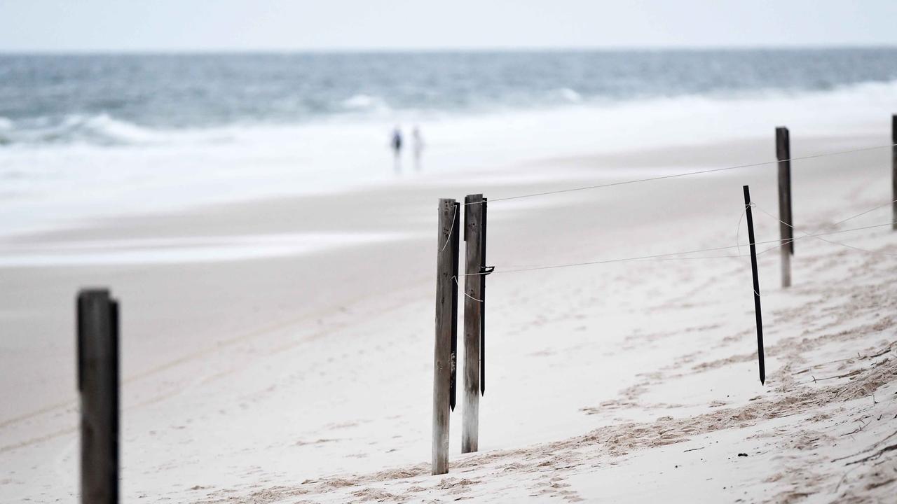 A teenage girl has died after being bitten by a shark off Bribie Island. Picture: Patrick Woods.