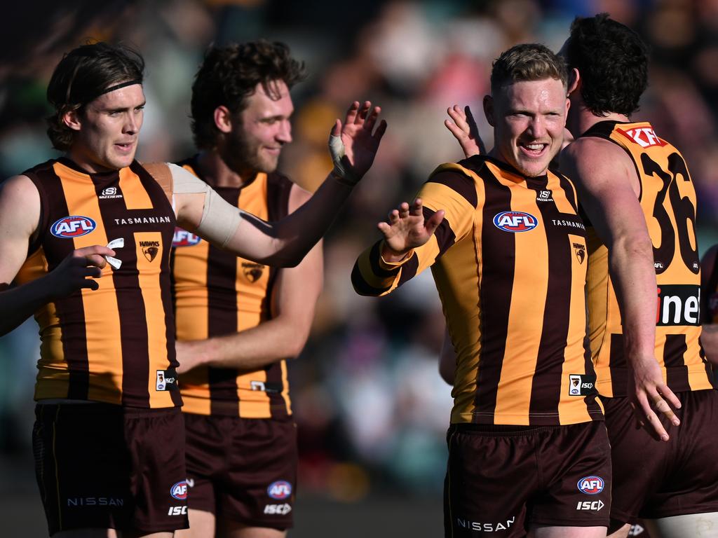 AFL 2023: Key stats show what's changed at Hawthorn under Sam Mitchell, Jai  Newcombe, James Worpel | CODE Sports