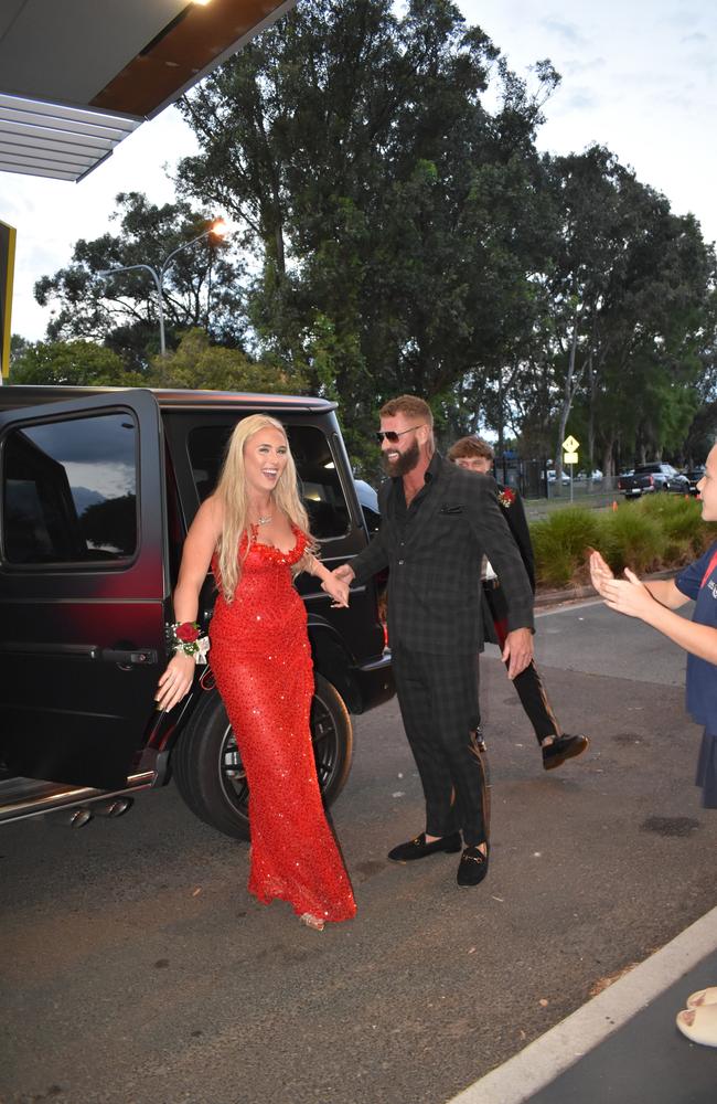 Students at the 2024 Nambour Christian College formal.