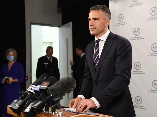 Premier Peter Malinauskas announced the changes on Friday night. Picture: Tricia Watkinson