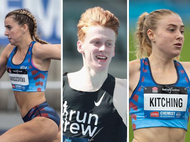 NSW u20 athletes 2022 Kitching Boyes