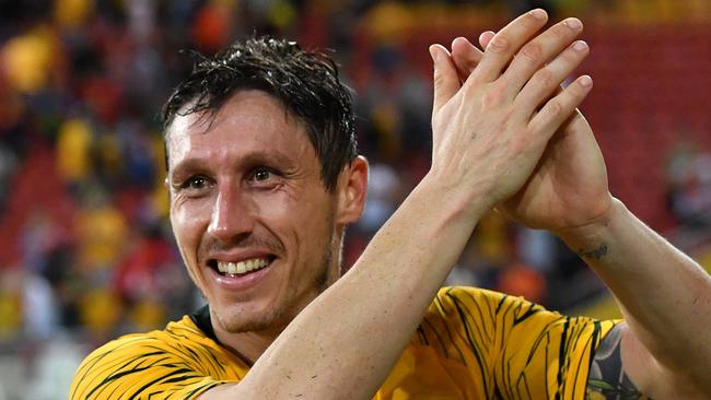 Mark Milligan has called an end to his international career. Picture: AAP Image/Darren England