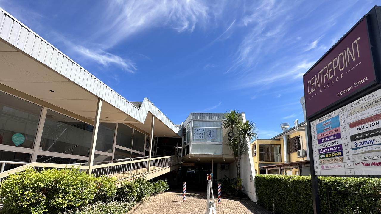 The Centrepoint Arcade on Ocean St, Maroochydore.