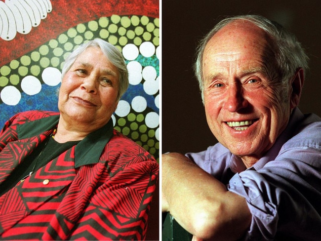 Indigenous leader and activist Lowitja O'Donoghue; playwright Ray Lawler