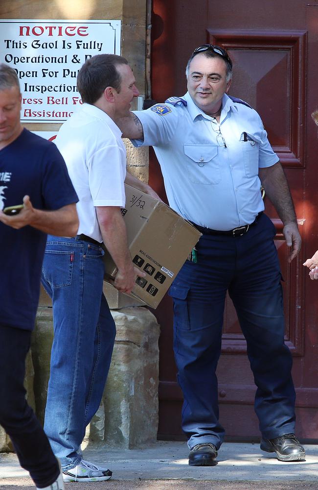 Richard Buttrose leaves Berrima Gaol. Picture: Sam Ruttyn