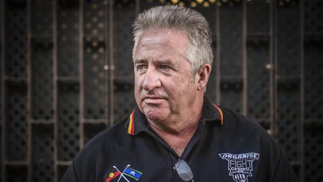 Dave Noonan the national CFMEU secretary pictured in Adelaide at the Grand Hotel, Glenelg. Picture: Roy VanDerVegt