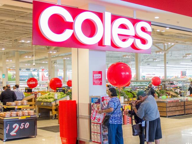 Generic Coles supermarket. Picture: Coles