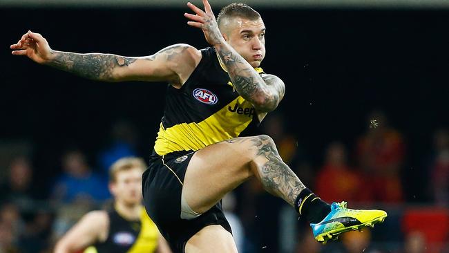 Dustin Martin delivers another brilliant performance against Gold Coast in Round 19.