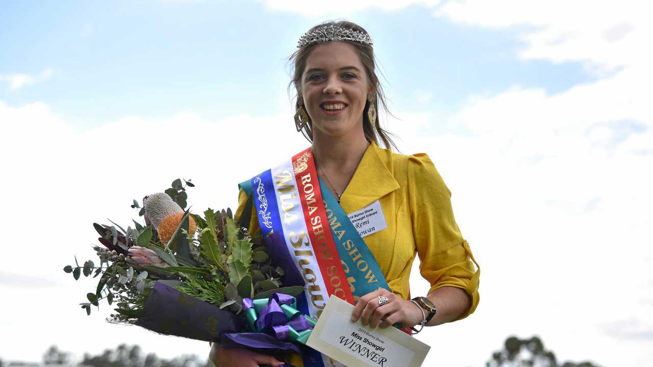 Remi Cowan was crowned Miss Showgirl. Picture: Ellen Ransley